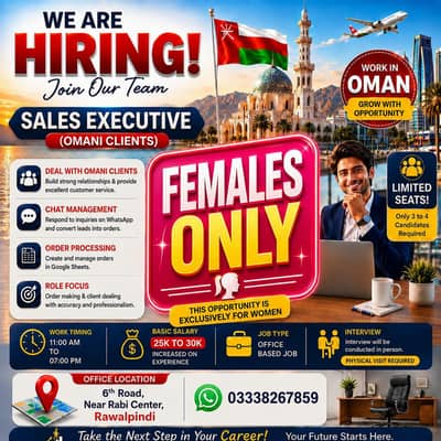 Order's Making Femals Applicants Required For Office Based Work