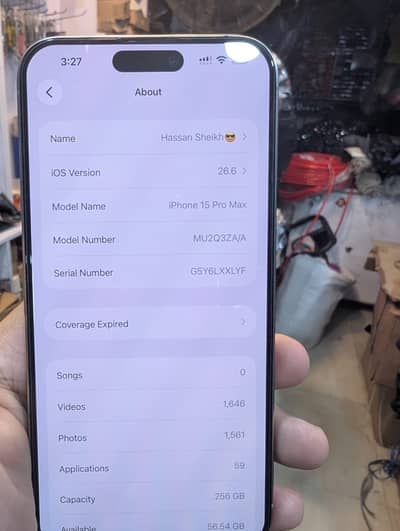 Apple iPhone 15 Pro Max PTA Dual Sim Approved 256 GB