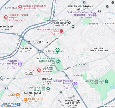 585 Square Yards Residential Plot For Sale In Gulshan-E-Iqbal - Block 17