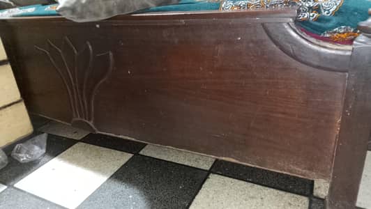 double wooden bed for sale