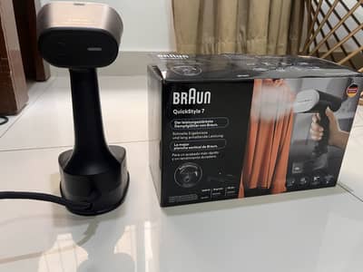 BRAND NEW BRAUN STEAMER BARELY USED IMPORTED NEGOTIABLE PRICE