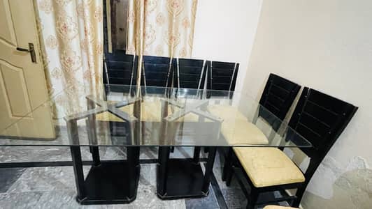 Dining table with 6 chairs