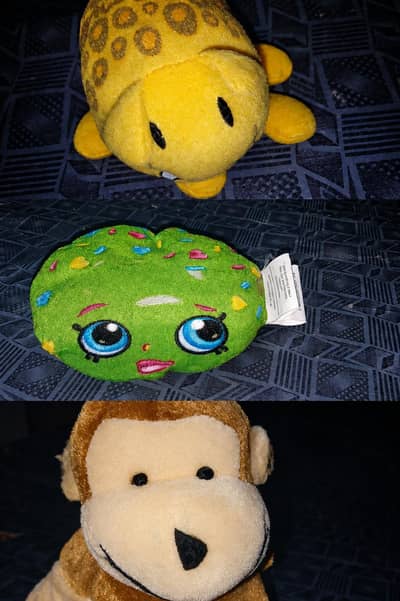 cute Soft Plush Toys – Turtle, Monkey & Green Cartoon Toy