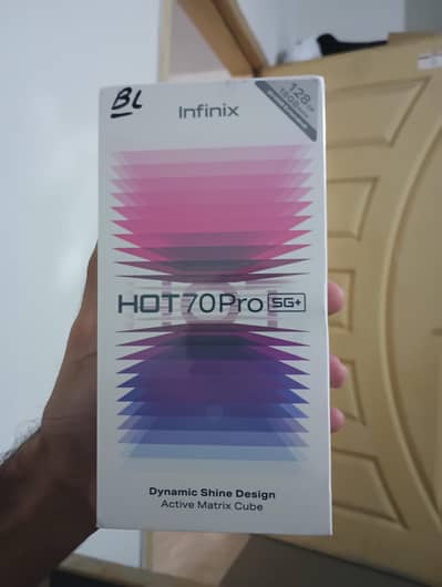 Infinix Hot 70 Pro 5G  8/128.  ( Box Pack, Brand New )