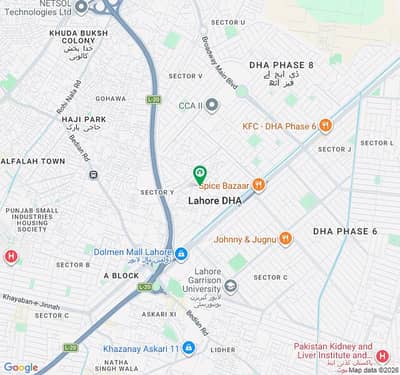 1 KANAL PLOT FOR SALE IN DAH PHASE 8 X BLOCK