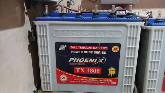 Phoenix TX 1800 Tall Tubular Battery for Sale - Good Condition