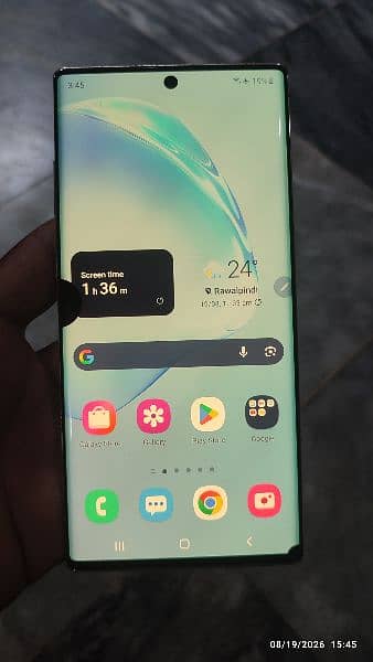 Samsung Glaxy note 10 plus 5g 12/256gb Touch Not working