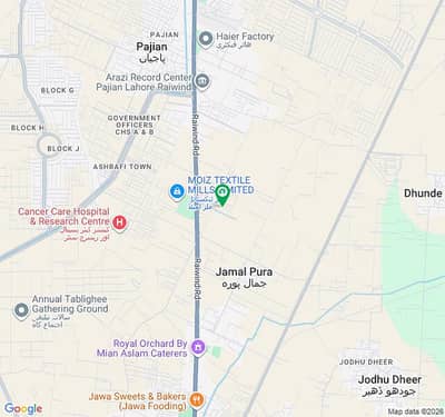 3 Marla Plot for Sale Jumeirah Block