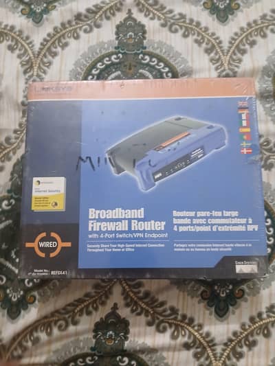 broadband firewall router with 4 port switch/vpn endpoint
