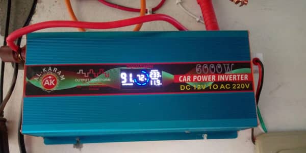 Al-Karam 6000W Car Power Inverter (DC 12V to AC 220V)