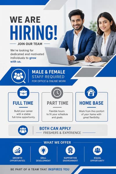 Online work opportunity available in Lahore