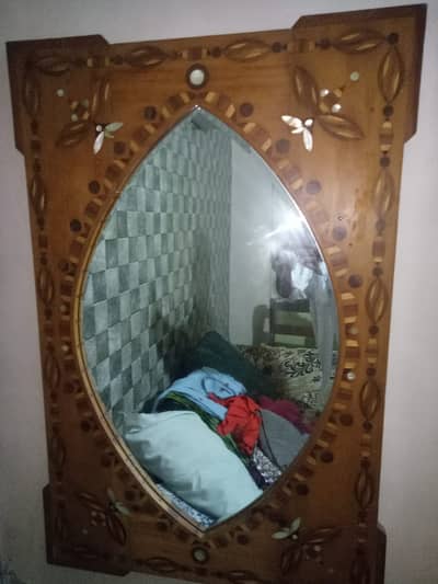 Antique Solid Wood Mirror Frame