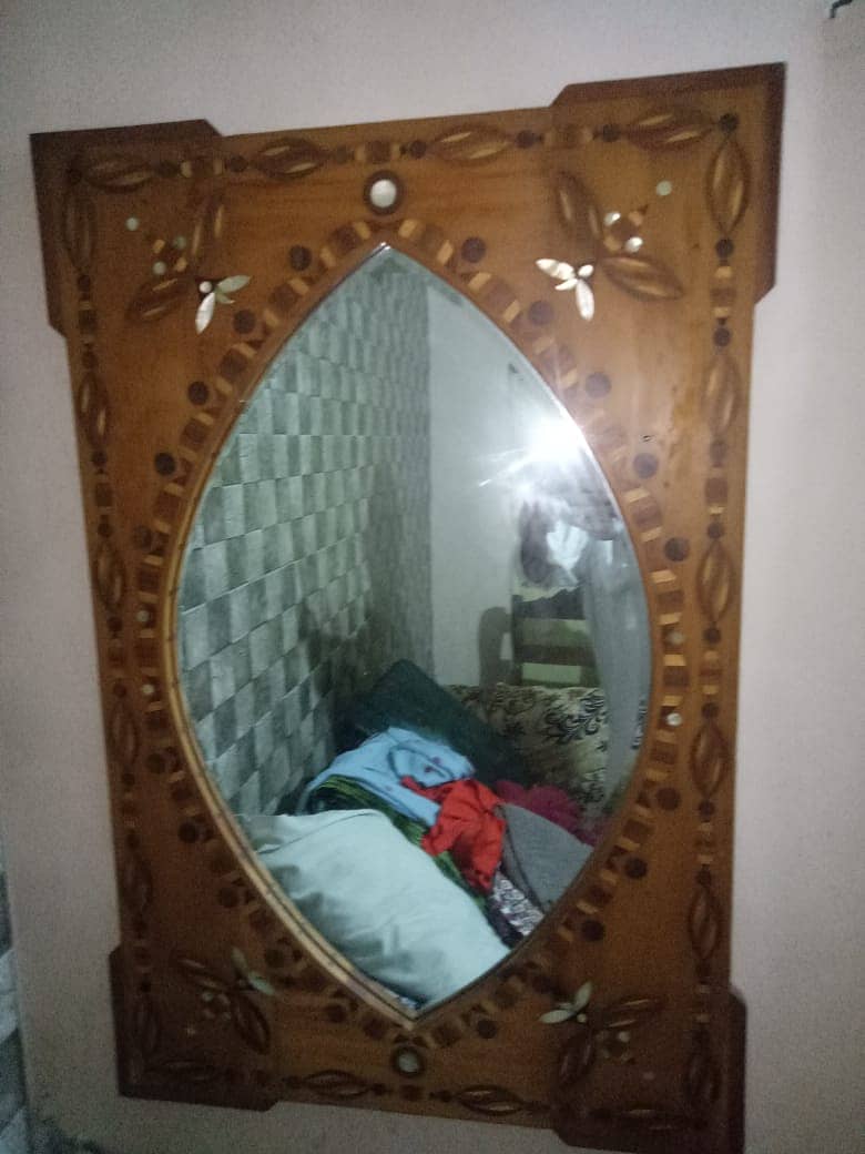 Antique Solid Wood Mirror Frame 1