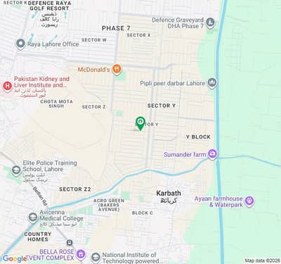 Pair Of 8 Marla Commercial Plots For Sale In CCA 2 Block Plot-8 & 9 Nearby, DHA Lahore Phase 7