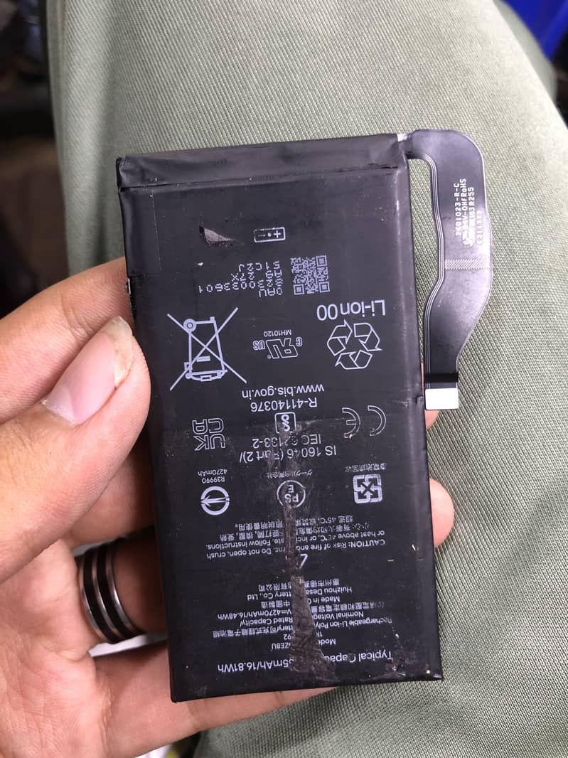 Google pixel 7 battery 0