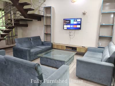 Fully Furnished with all furniture House Available For Rent Eden Valley Society Canal Road Faisalabad