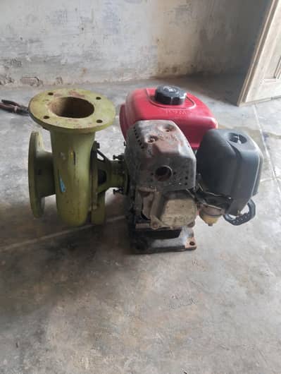 pump with 8 HP engine petrol 4 inch pump