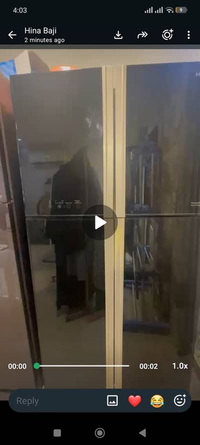 I am selling my Hitachi refrigerator inverter serious