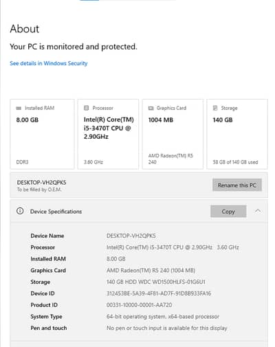 Gaming pc for sale