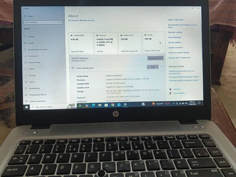 HP i5, 6th generation 3