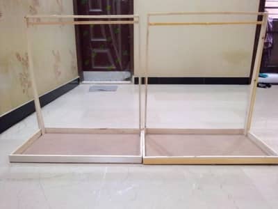 multi purpose 2 wooden baskets