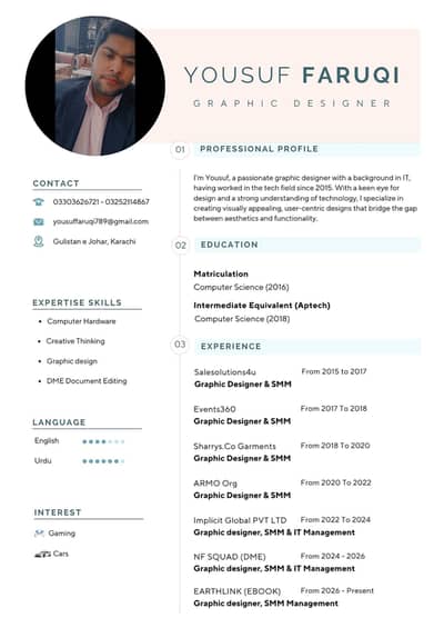 Looking For Graphic Designer Job
