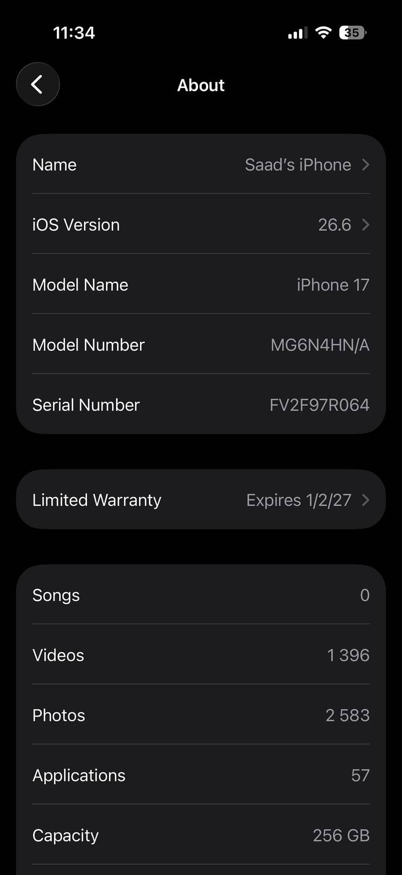 Apple iPhone 17 0