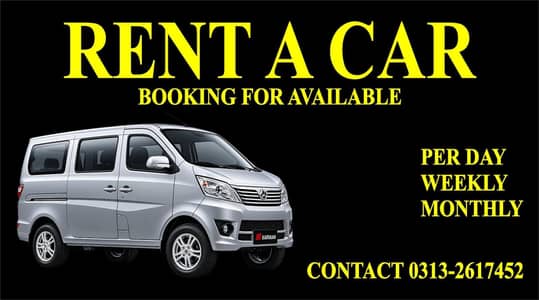 7 Seater Changan karvaan For Rent per-day- weekly- monthly Available