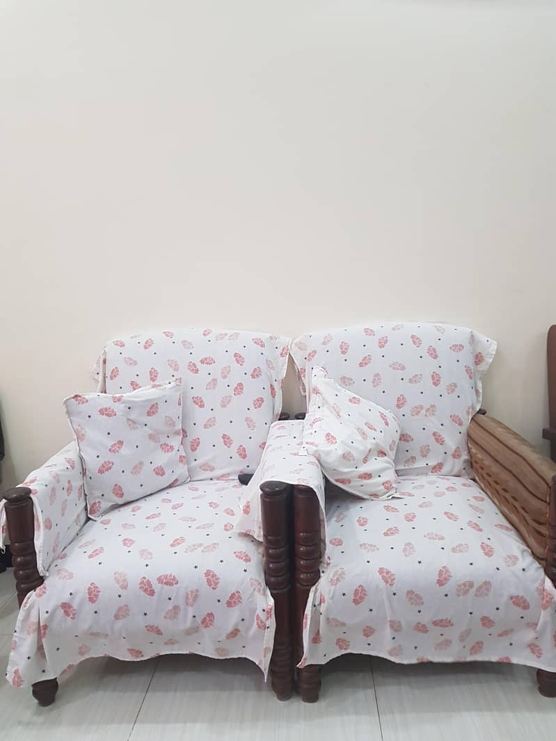 5 Seater two sofa sets 3