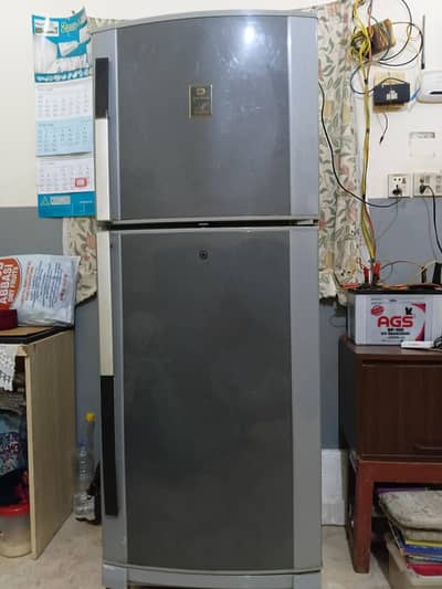 Dawlance Double Door Refrigerator 9175WBM - Silver Grey - Used