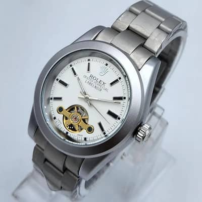 Rolex "Stainless steel Men's watch Water resistant".