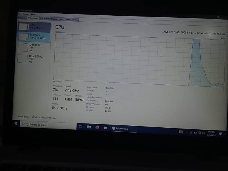 hp laptop 4