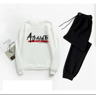 Men’s 2-Piece Sweatshirt & Trousers Set | Stylish Tracksuit