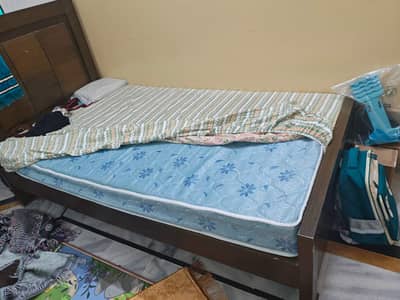 Single Foam Mattress (6.6 * 3.7 ft)  Clean & Comfortable
