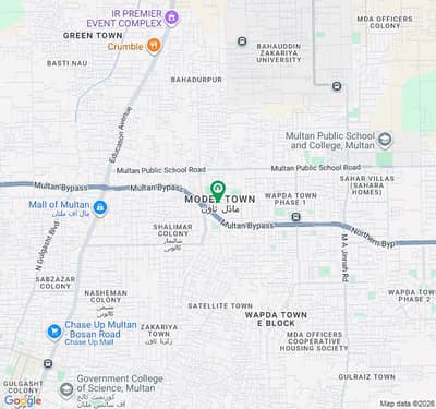 3.15 Marla Corner Commercial Plot Available For Sale In Model Town Multan