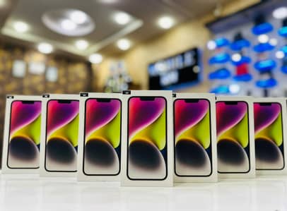 Box Pack Apple Iphone 14 128GB (JV) (System Active) WHITE Colour USA