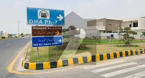 Corner 70 Feet Road 1 Kanal Residential Plot Available For Sale In Block P DHA Phase 7