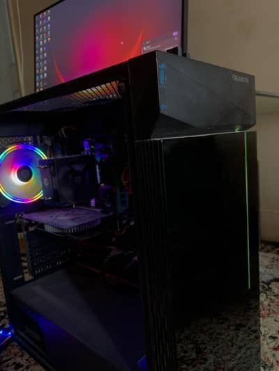 Gaming PC (Ryzen 5 3600) + 27" 2K Monitor + Samsung SSD — Full Setup