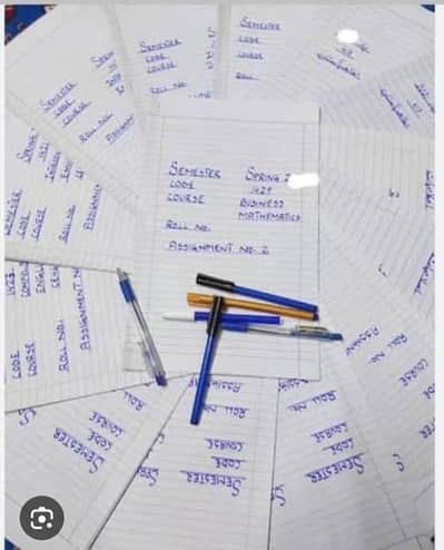 Handwriting Assignment, Typing And Data Entry job Available