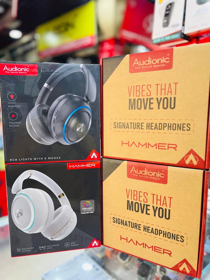 Audionic Hammer Headphones 0