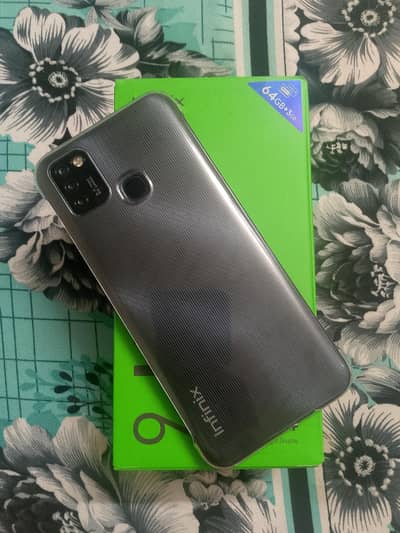 Infinix Smart 6 3 64 with box total original phn ha