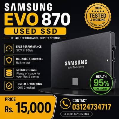 SSD 2.5" FOR SYSTEM AND LATOP