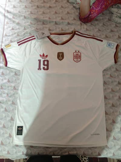 Adidas Spain Lamine Yamal 19 Authentic Jersey – Brand New