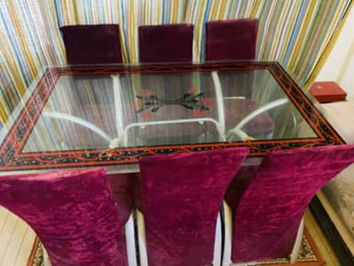 6 Seater dining table