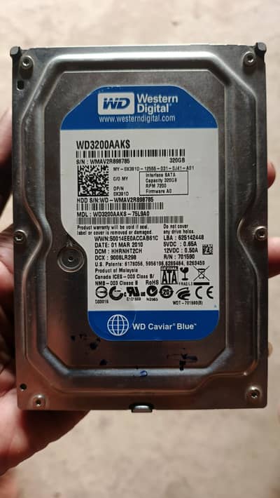 HHD Hard disk 320GB best for CCTV camera