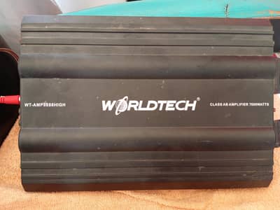 amplifier and woofer