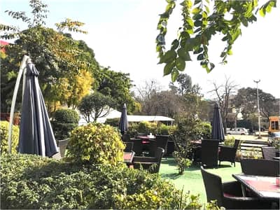 Ground Floor 1200-SQF Plus Outdoor Dining Commercial Space Available for Rent in the Hear of F-7, Markaz