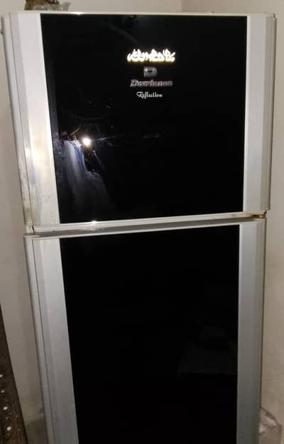 full size Dawlance reflection glass door refrigerator