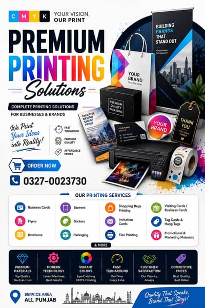 Printing Solutions for Business, Branding & Events!