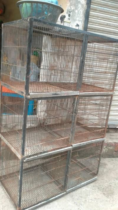 cage 6 portion double angle heavy weight